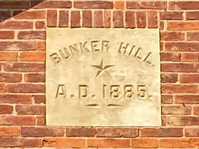 Bunker Hill building marker