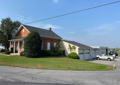 Township Building and Garage View